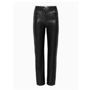 ARITZIA Wilfred The Melina Vegan Leather Pant / Size 8 Regular Length;